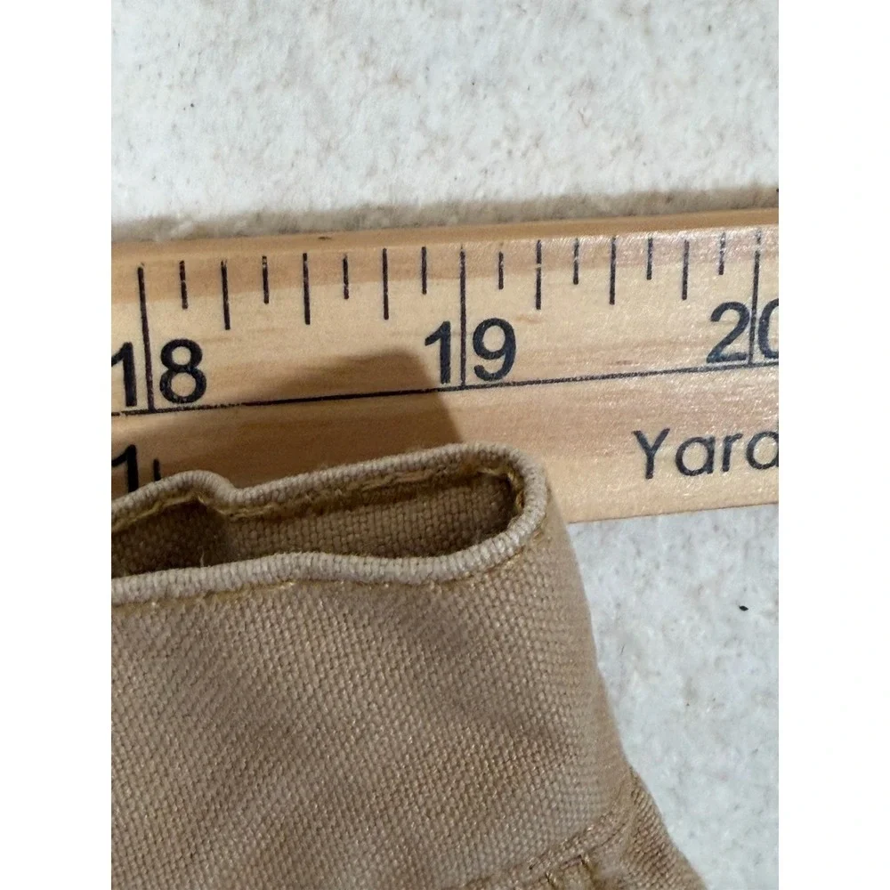 Mountain Khakis Relaxed Fit Pants Mens 38x36 Tan Plaid Lined Outdoorsy Workwear